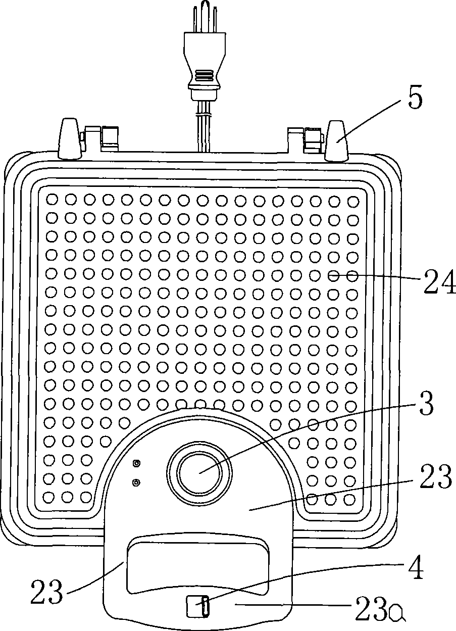 Cake oven with split structure