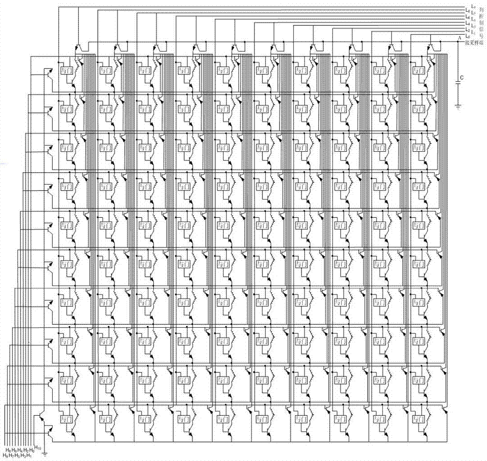 Passive type array magnetic induction antenna device