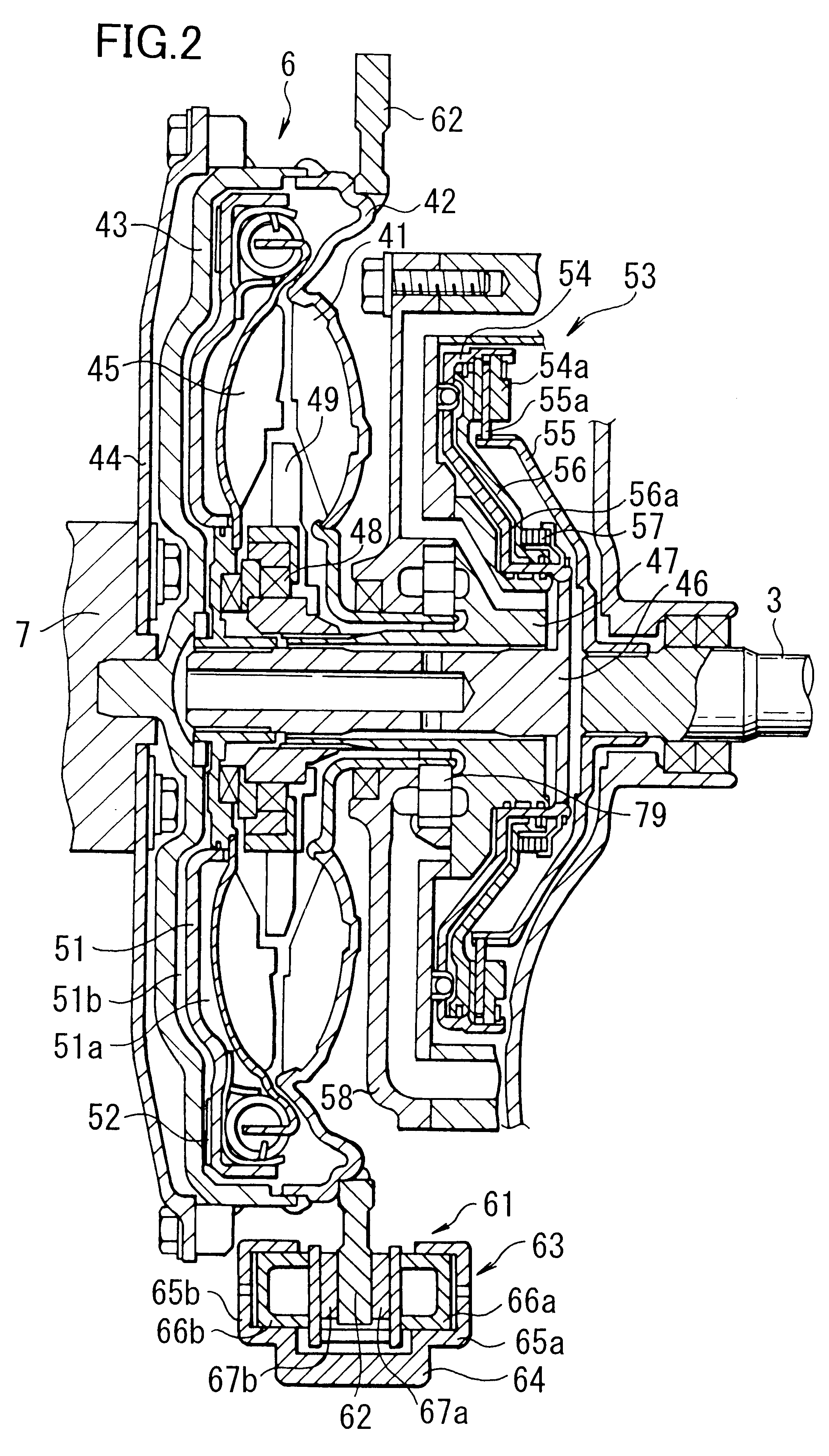 Transmission system for vehicle