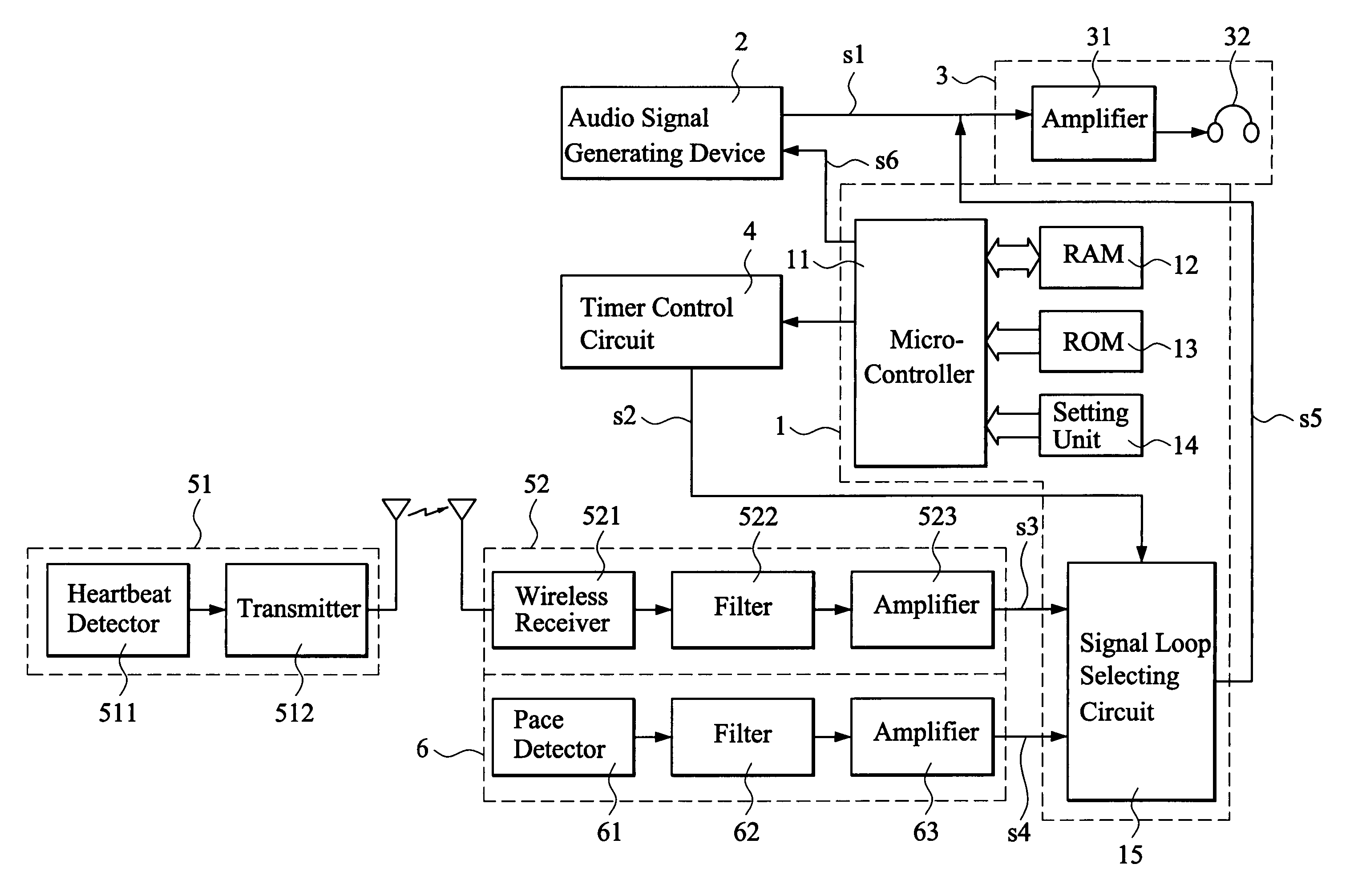 Portable audio device with body/motion signal reporting device