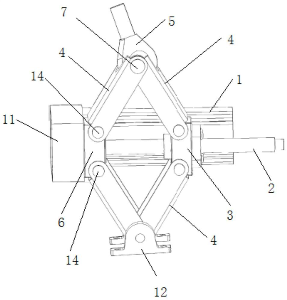 A supporting mechanism for achieving three -dimensional space movement