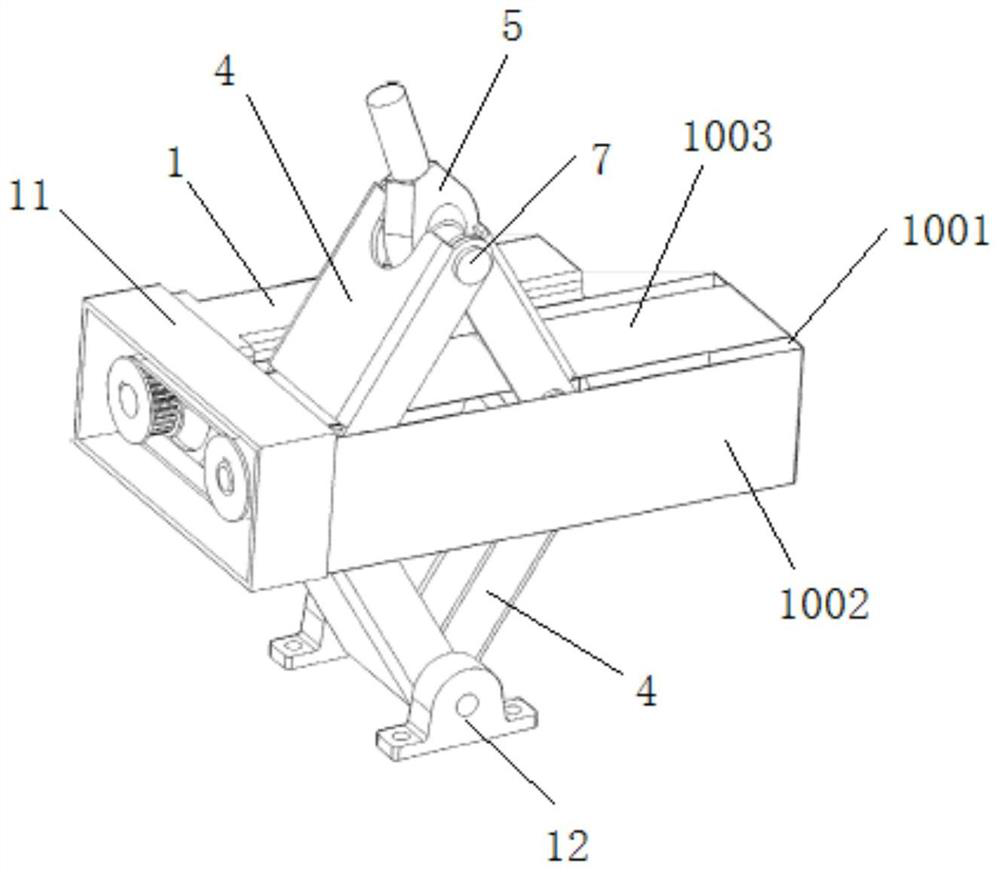 A supporting mechanism for achieving three -dimensional space movement