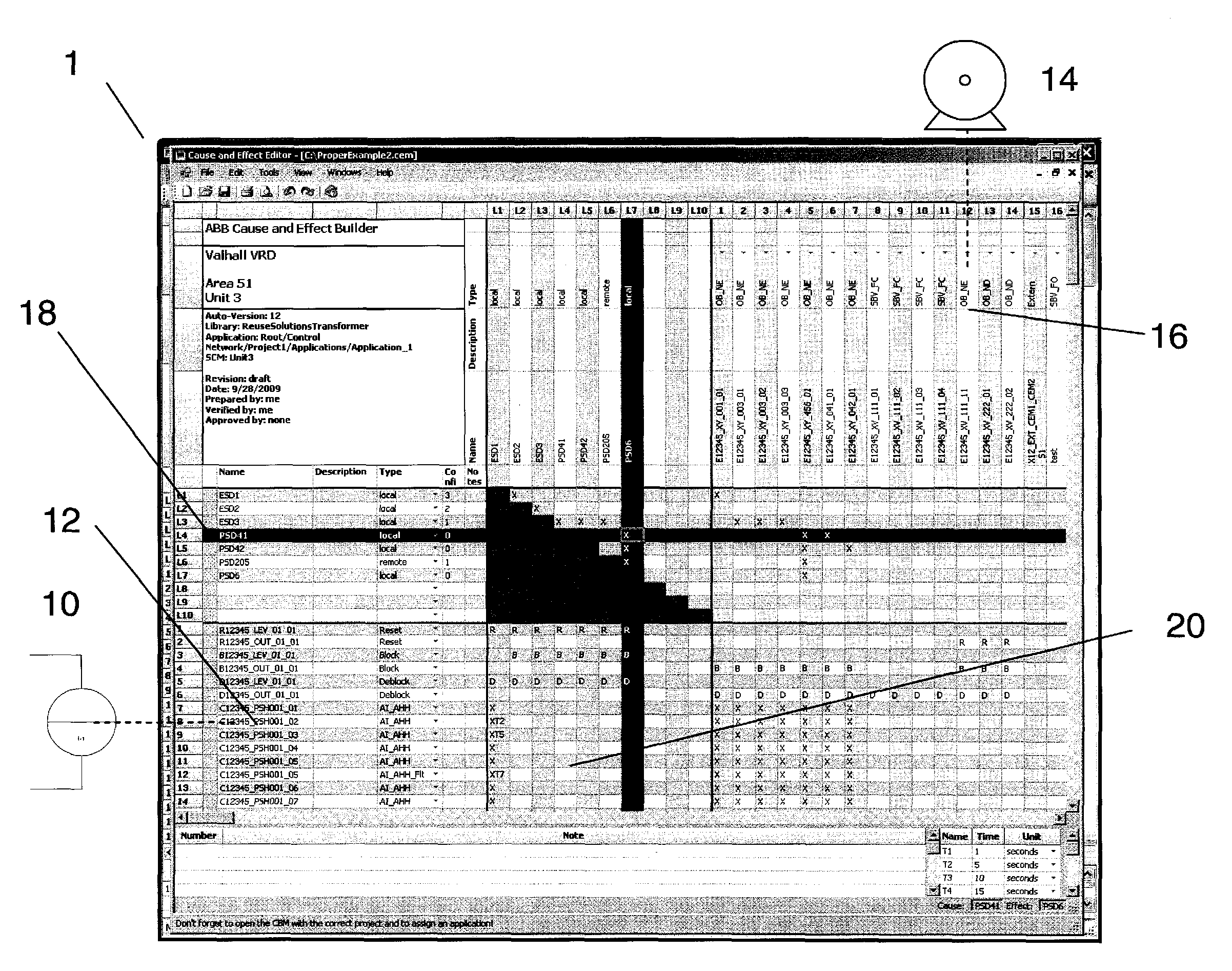 Method and tool for automatic distribution of control code in a safety system