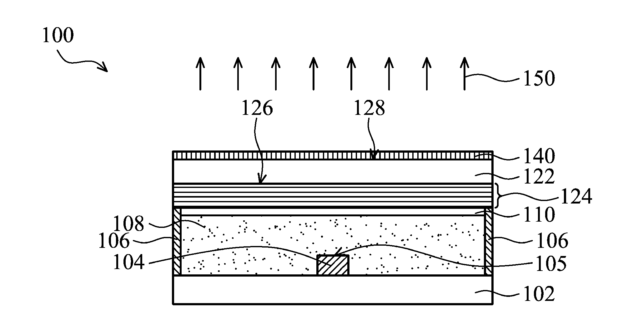 Polarized white light emitting diode