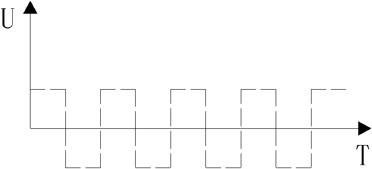 Filtering method and filtering device with alternating electric field on filter element