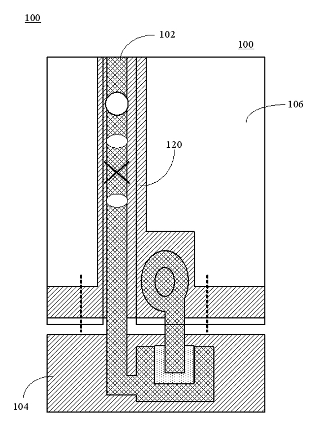 Repairing structure and repairing method for liquid-crystal display (LCD) panel