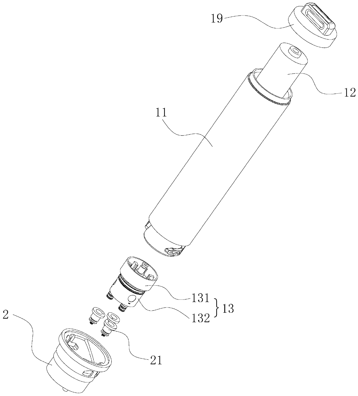 Water purifier and its filter device