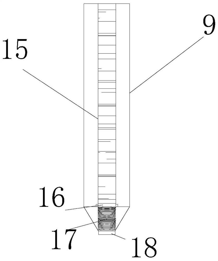 Method and device for measuring rivet hole depth