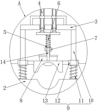 Movable multifunctional operation table with warning function for power installation