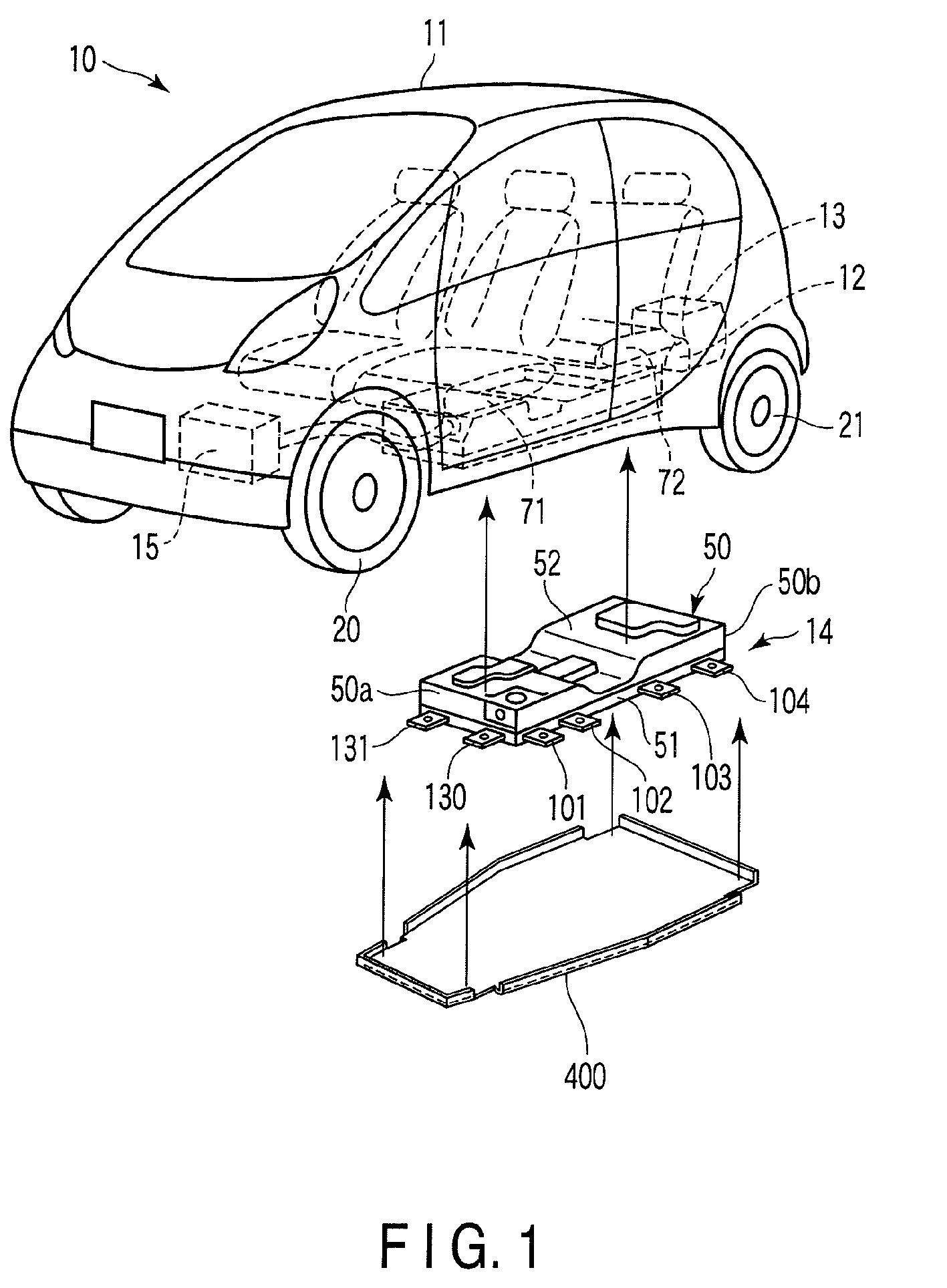 Battery case for electric vehicle