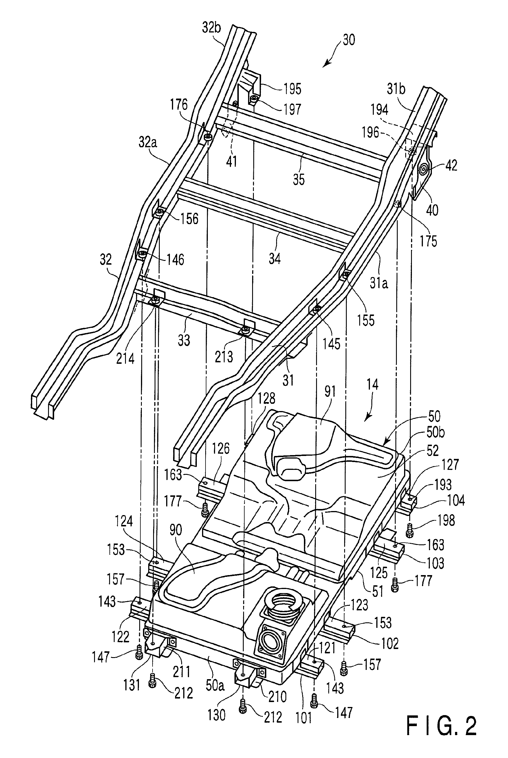 Battery case for electric vehicle