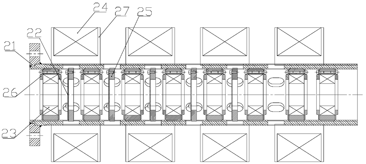 Method and device for measuring direct current electron beam trajectory