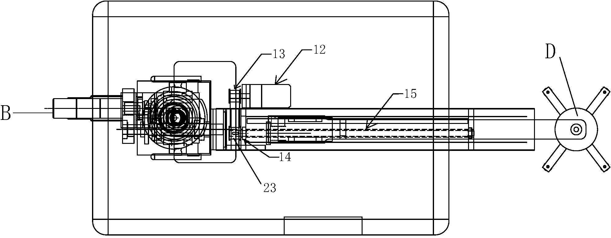 Flexible stamping mechanical arm