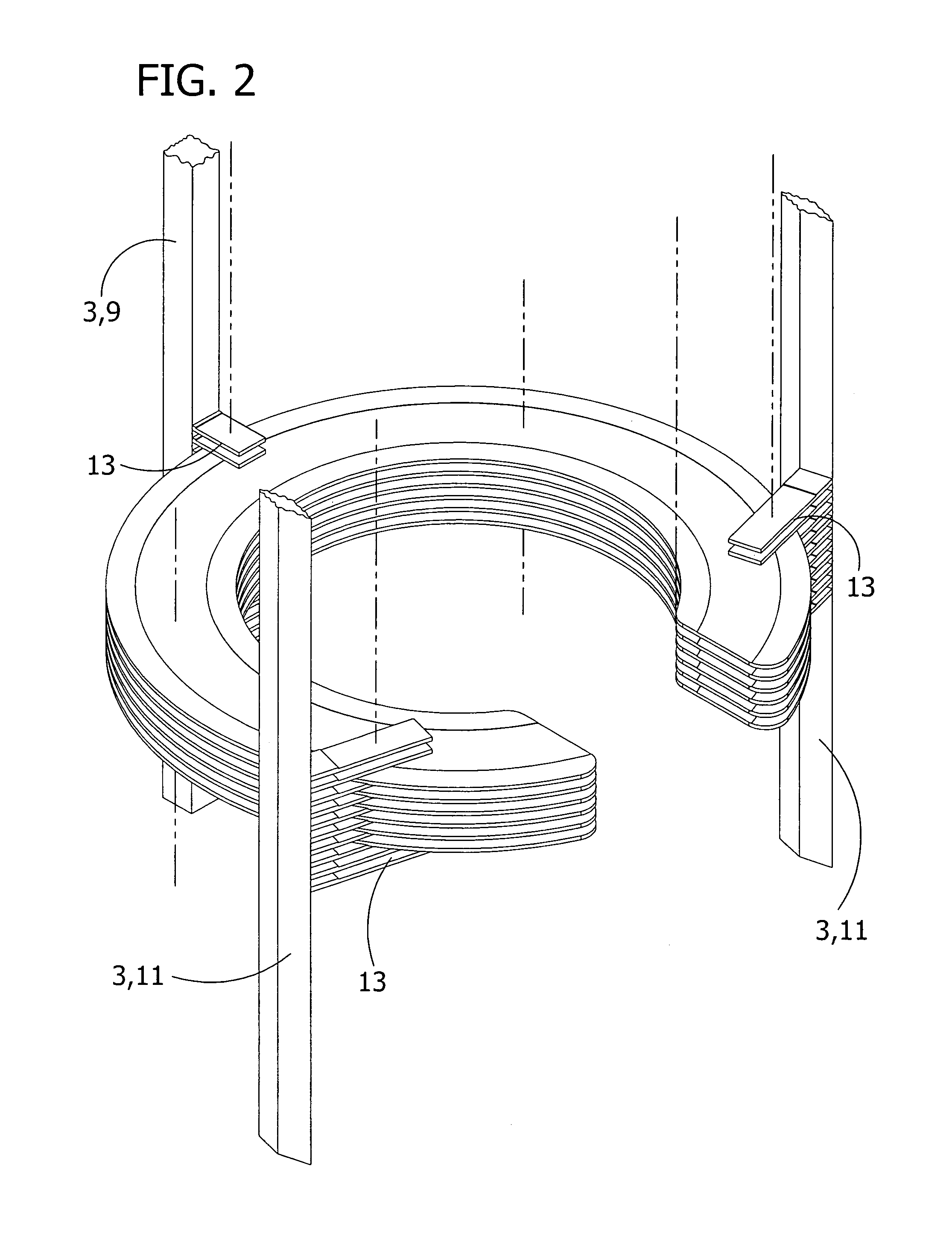 Semiconductor wafer boat for a vertical furnace