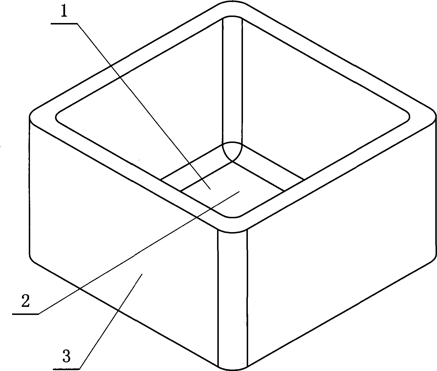 Baking sagger for lithium battery material