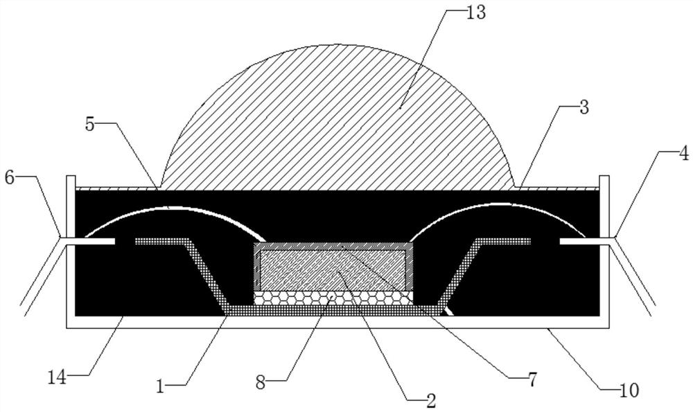 Diode packaging process and packaged diode