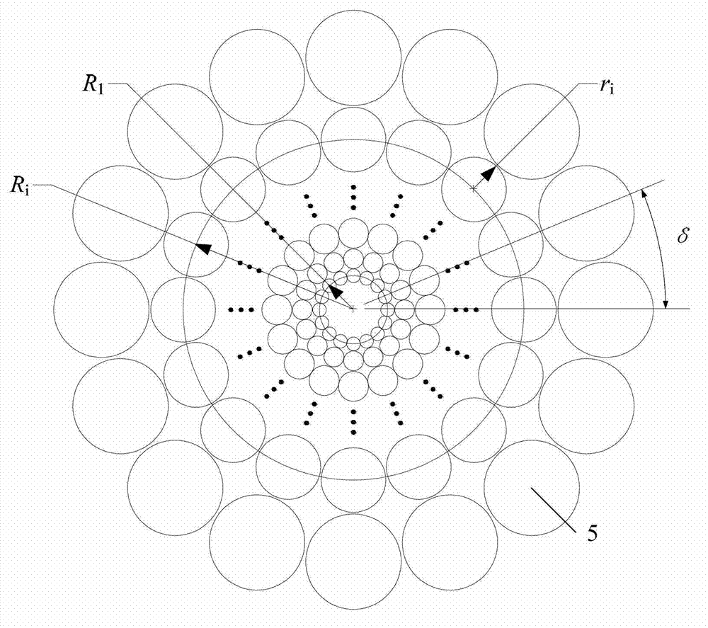 Wide view field logarithm pole coordinating mapping imaging method based on curve surface lens array