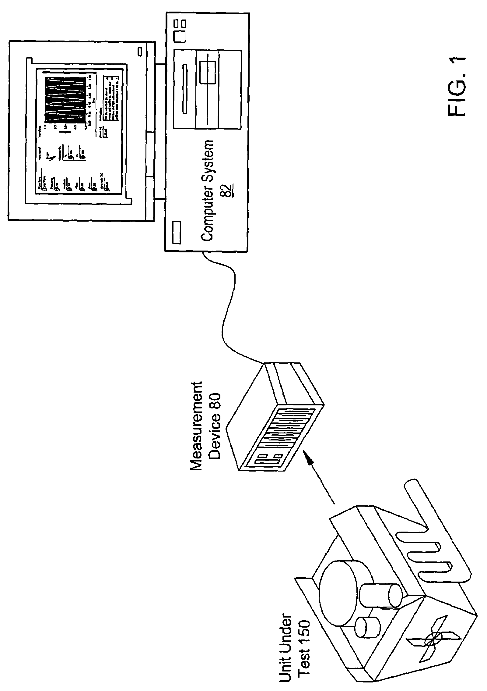 Measurement device that appears to a computer system as a file storage device