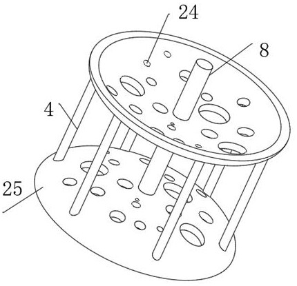 Grape air-drying device for grape wine processing