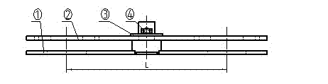 Railway turnout bolt and nut loosening prevention device and loosening prevention method thereof