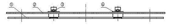 Railway turnout bolt and nut loosening prevention device and loosening prevention method thereof