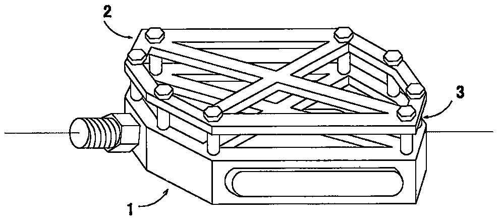 Manufacturing and using method of high-low-face eccentric pedal for travel, leisure and riding