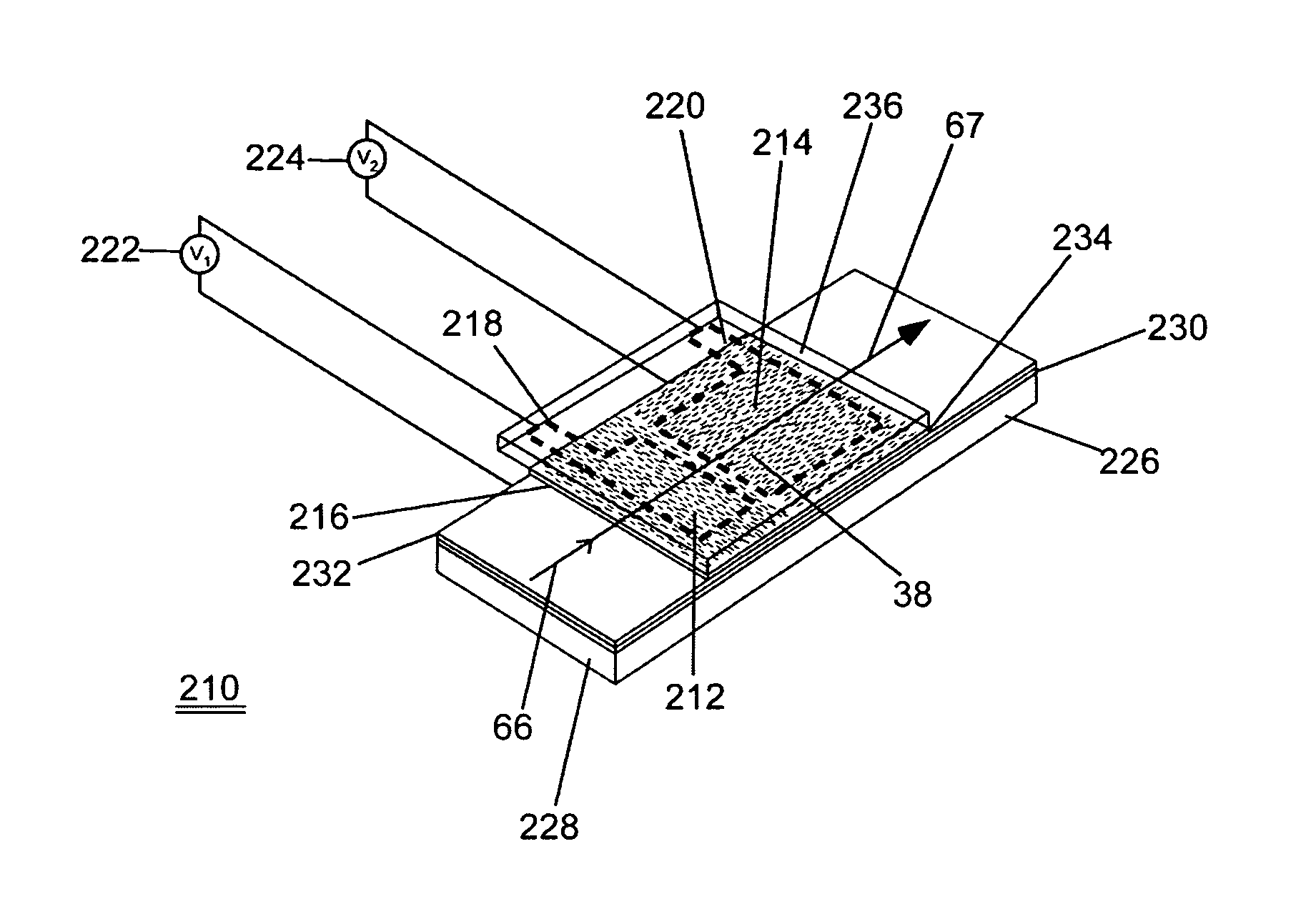 Liquid crystal waveguide having two or more control voltages for controlling polarized light