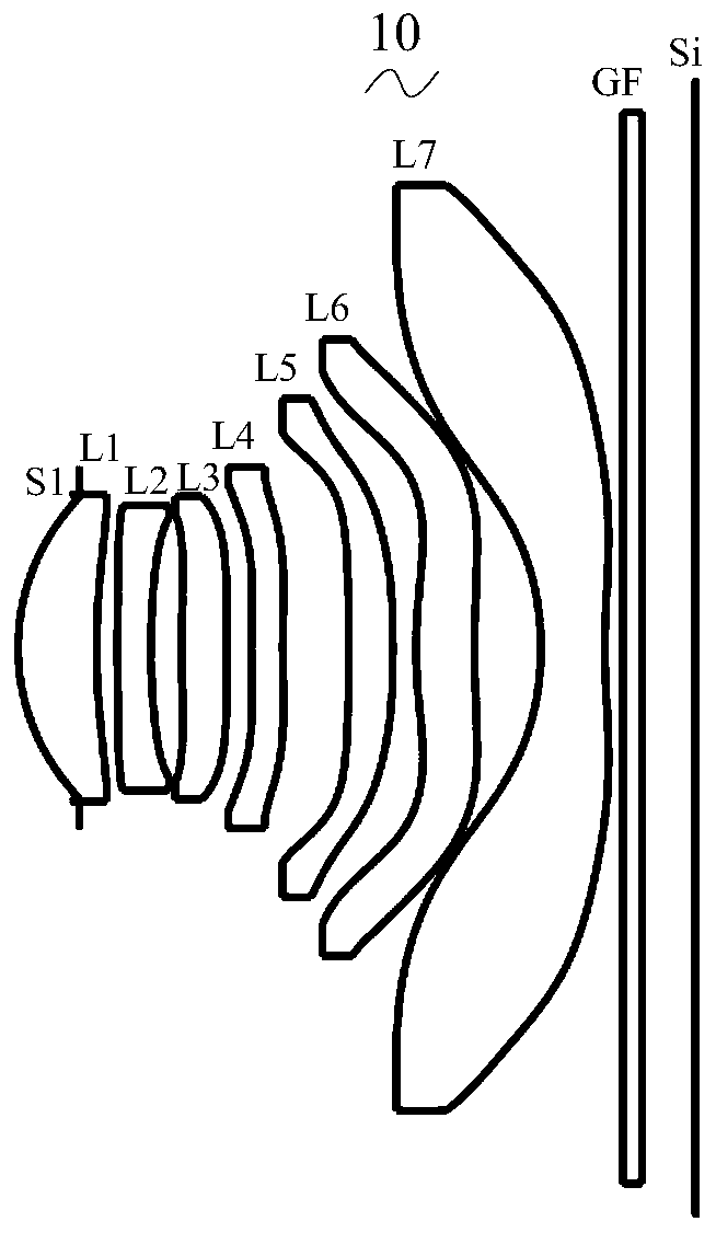 Camera shooting optical lens