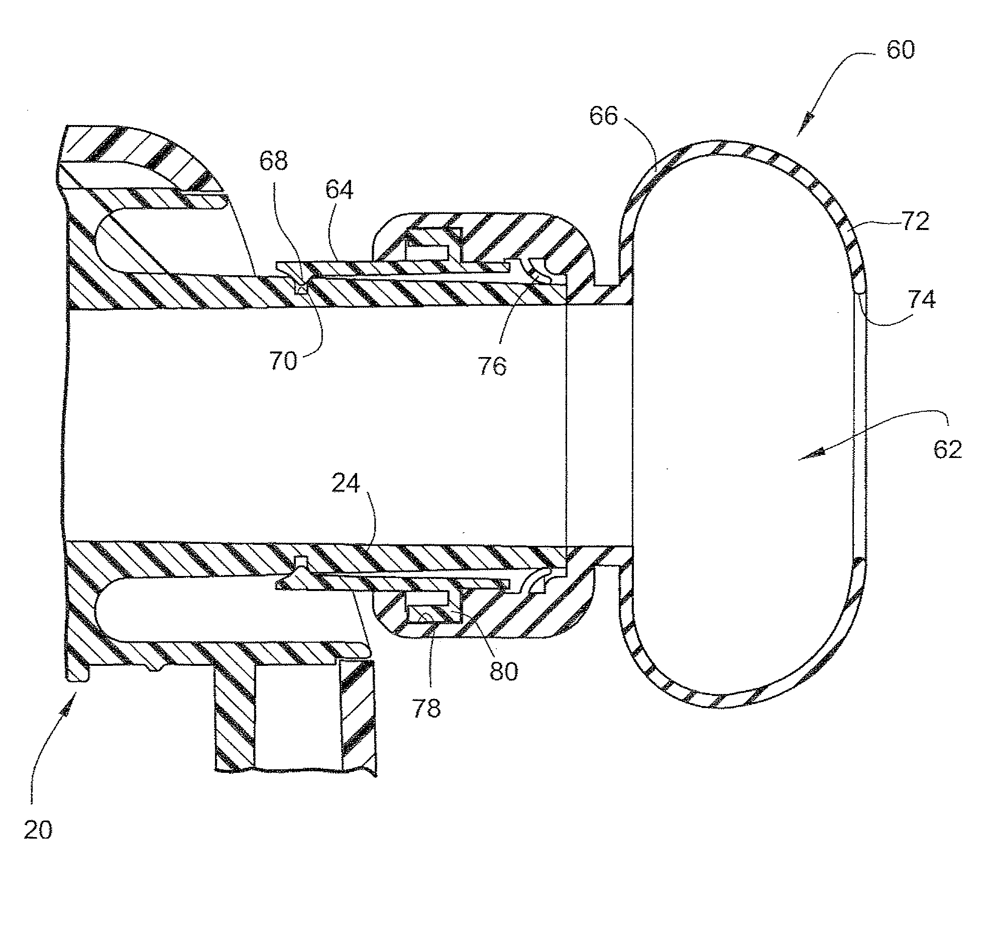 Compliant coupling or adaptor