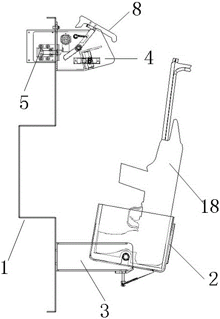 Gun locking device and gun locking and unlocking method based on long gun