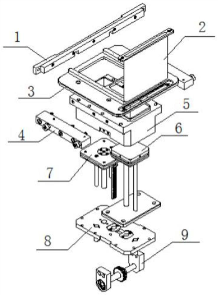 An additive manufacturing auxiliary printing lifting platform