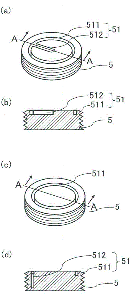 In-mold detachable stamping device