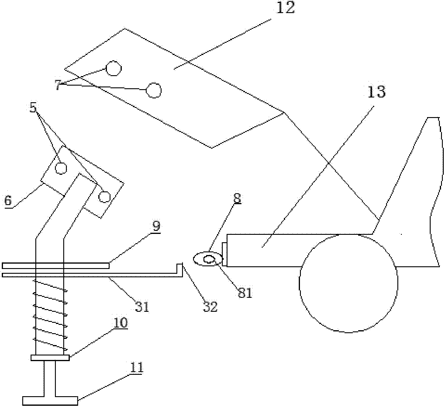 Auxiliary tool for spraying and coating rear cover of automobile