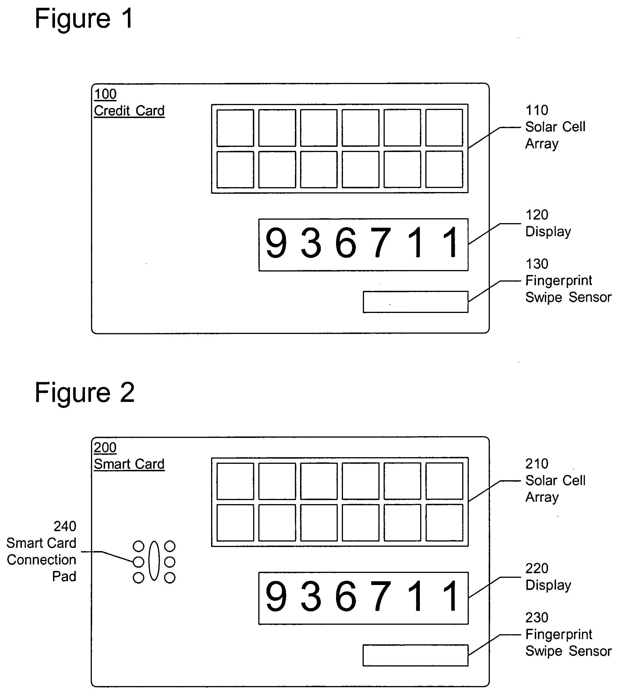 Multi-function solar cell in authentication token