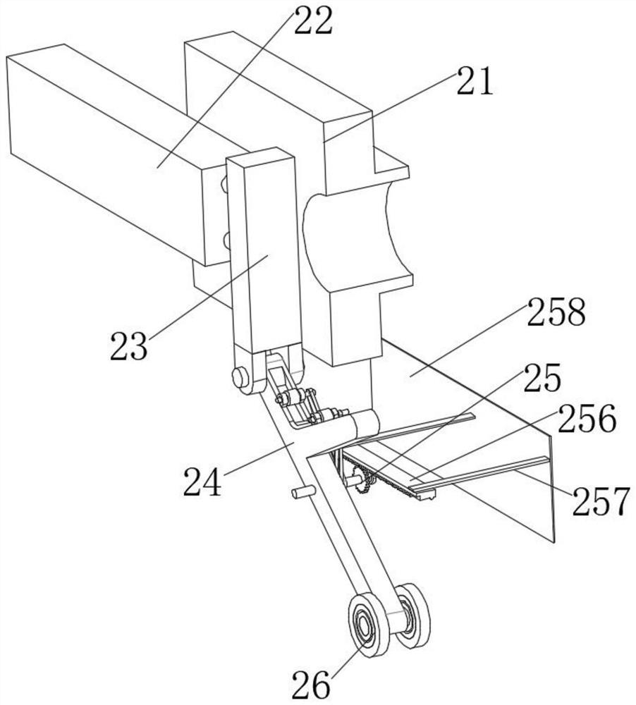 Full-automatic pipe chamfering machine with blanking self-arrangement mechanism