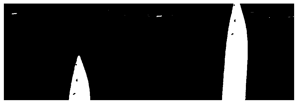 Fan blade image segmentation and grid optimization splicing method