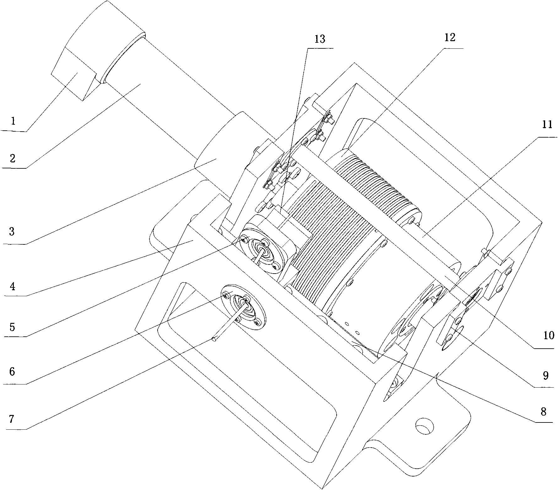 Reconfigurable cable-driven parallel manipulator and driving device thereof