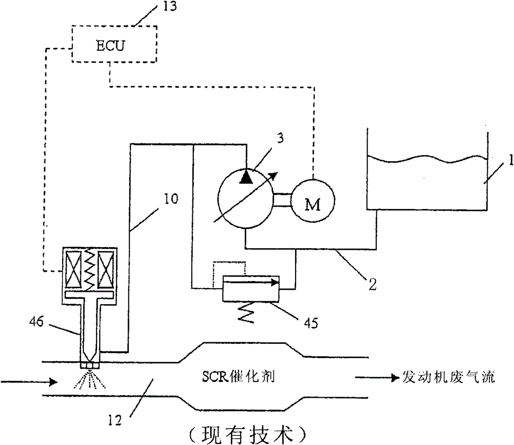 Integrated pump and injector for exhaust after treatment