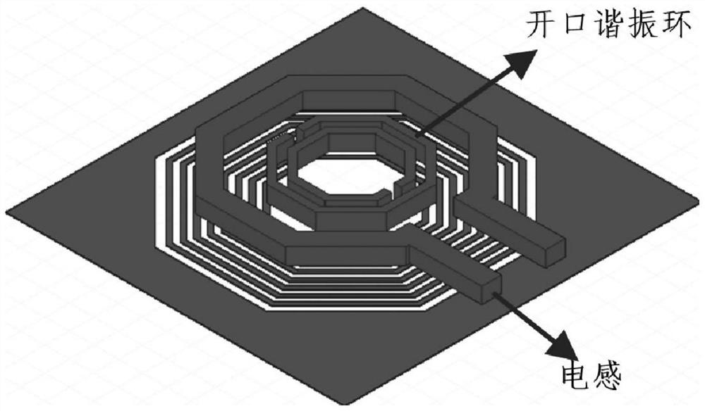 High-power and high-efficiency on-chip silicon-based dual-mode terahertz signal source structure