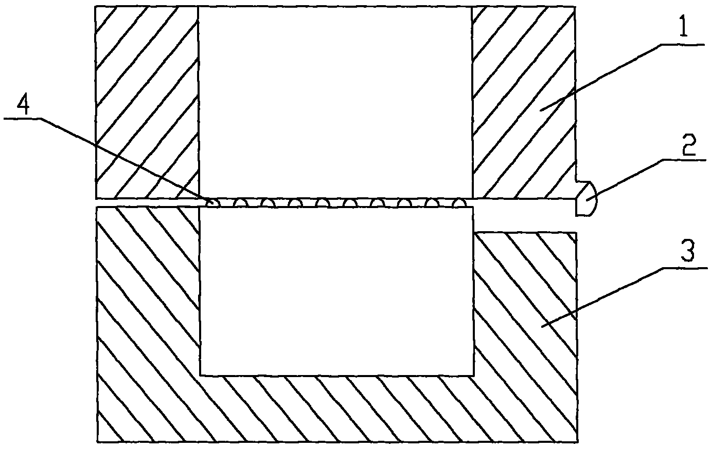 Shear box device for rock indoor direct shear test