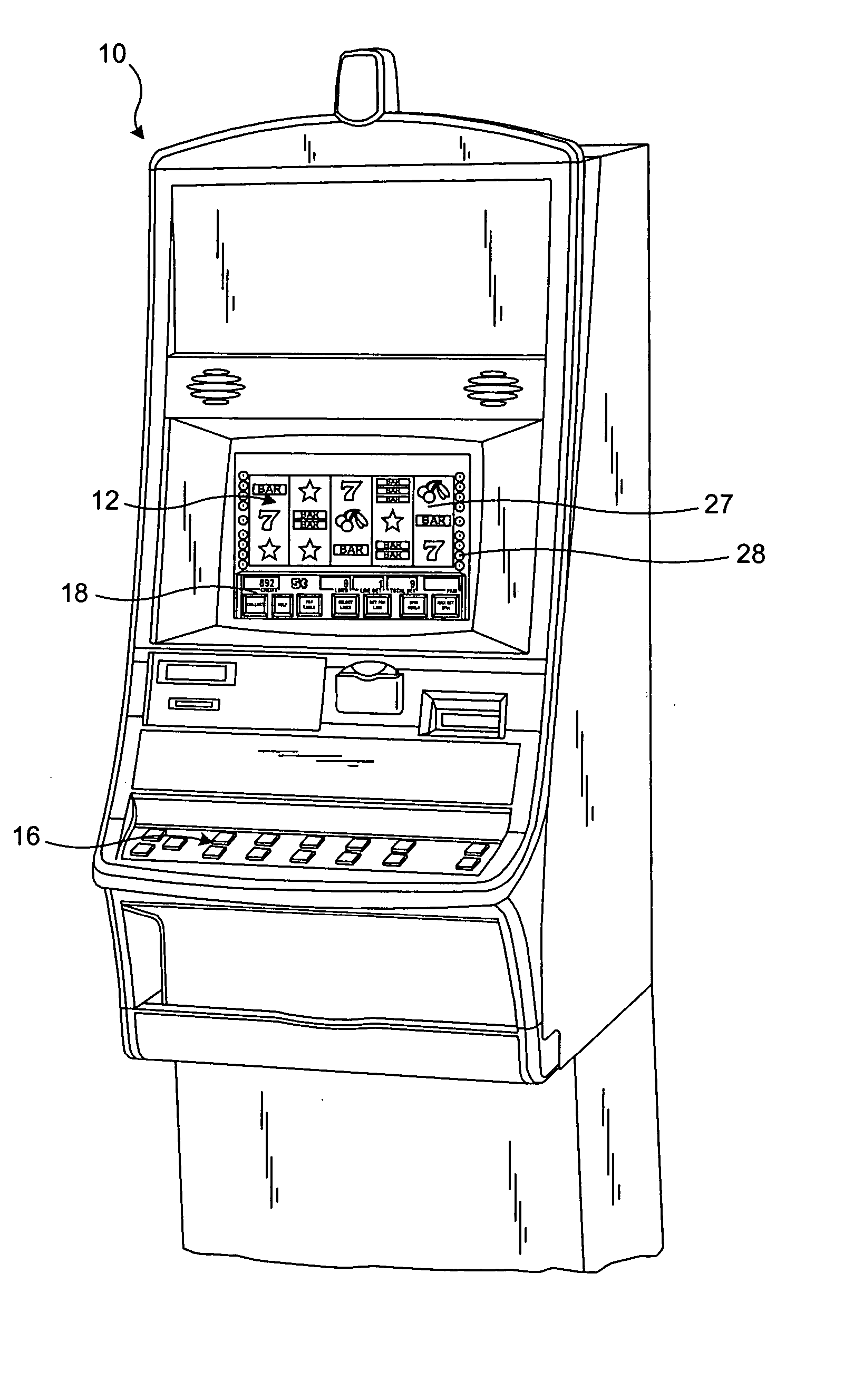 Gaming machine with audio synchronization feature