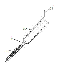 Vacuum injection machine for tree trunks