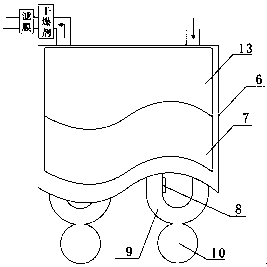 Continuous measurement device and measurement method for radon exhalation rate