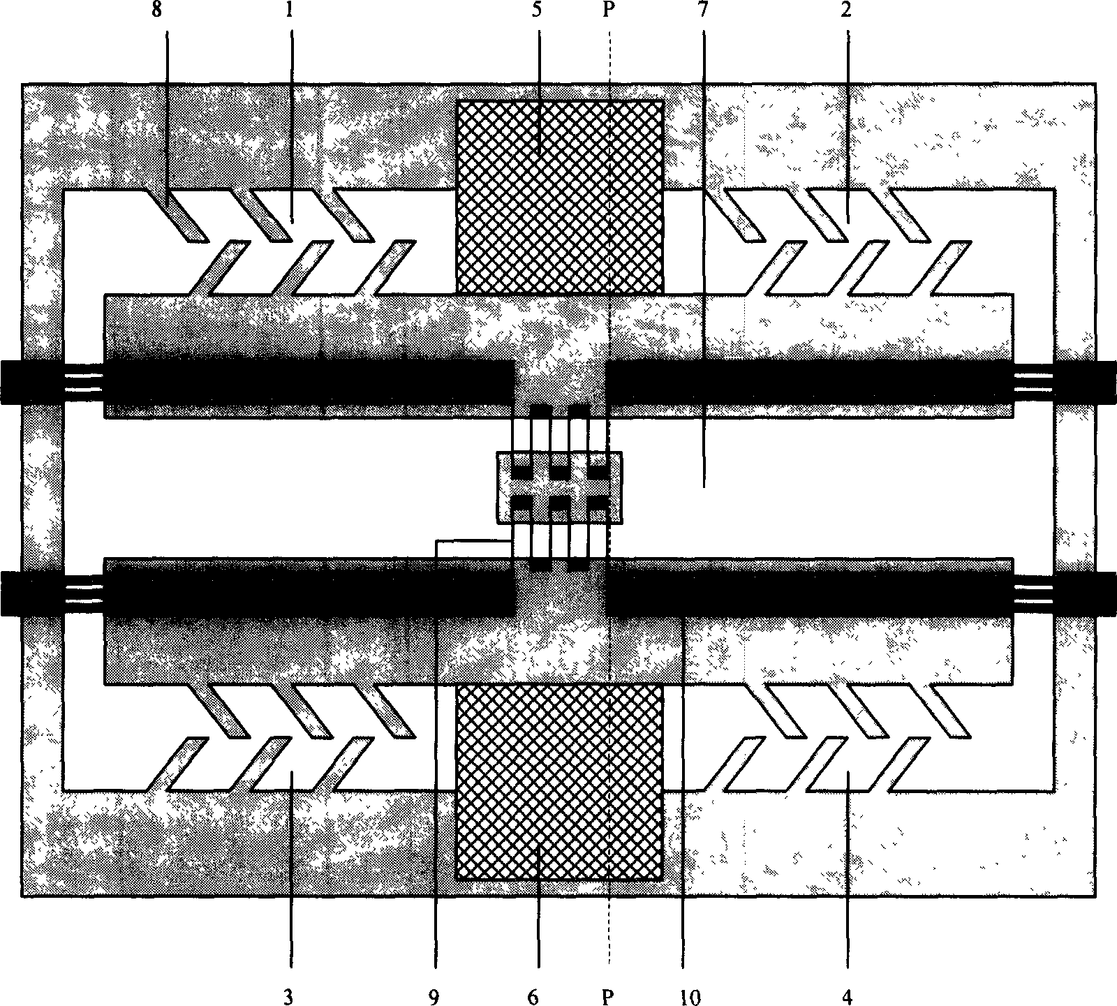 Jet flow angle velocity transducer and method for making same