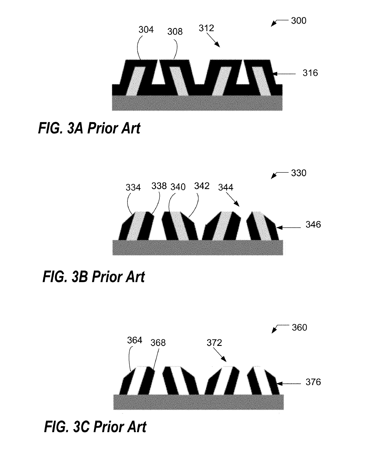 Organic mandrel protection process