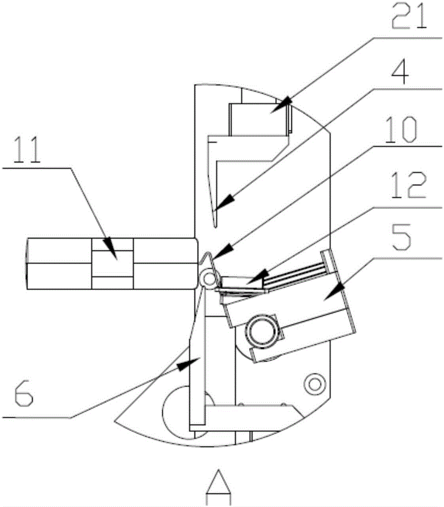 Automatic power battery pole ear bending mechanism and work method thereof