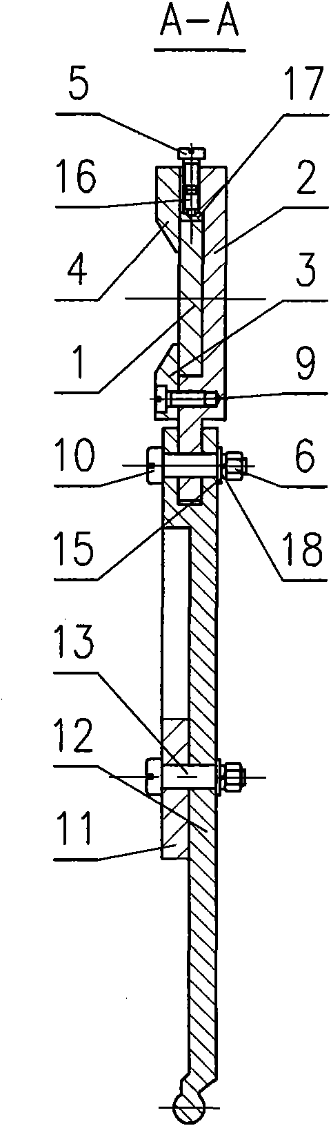 Level vernier caliper