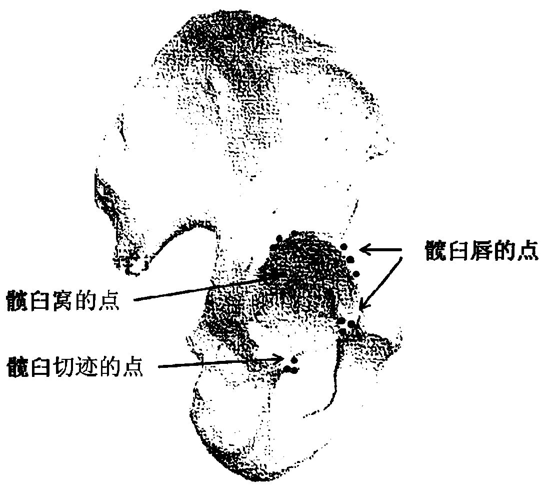 Image space and actual space registration method and system