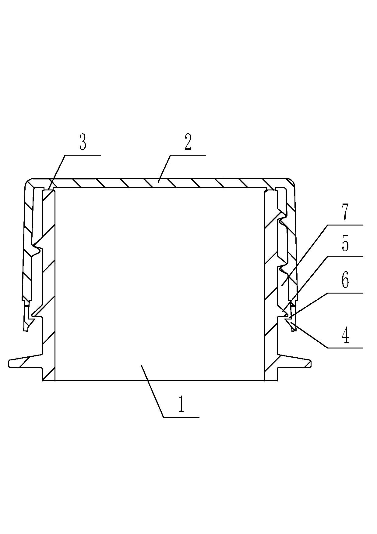 Sealing structure of bottle cap