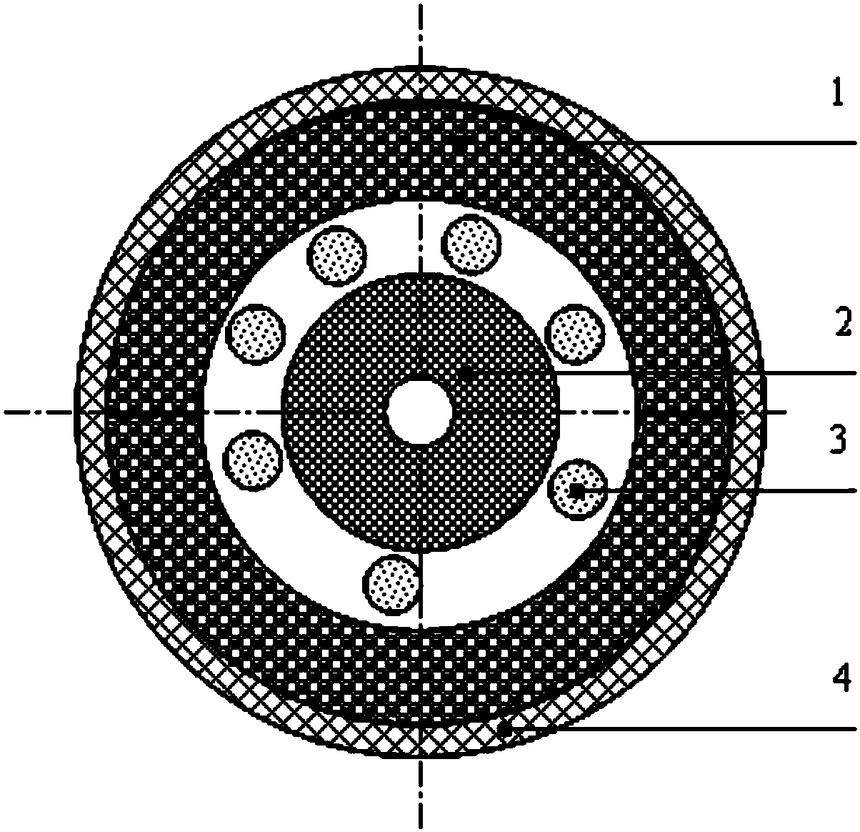 A microbial carrier with a core-shell structure and a floating-sinking method for treating polluted water